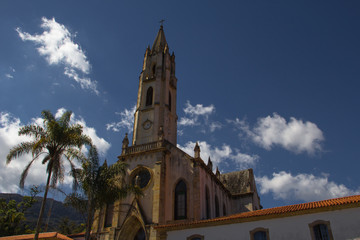 Fototapeta na wymiar Igreja no santuario do caraça uma região de Minas Gerais, Brasil