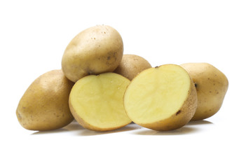 potato isolated on white background