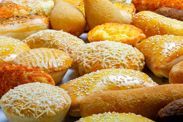 Brazilian Snack with cheese and ham