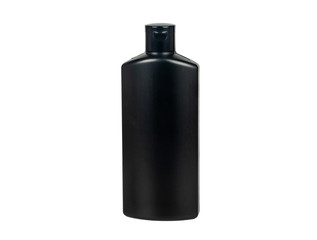 Black plastic bottle