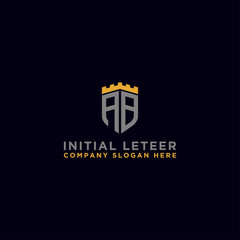 Letter AB Initial icon / Monogram.- Vector inspirational logo design - Vector