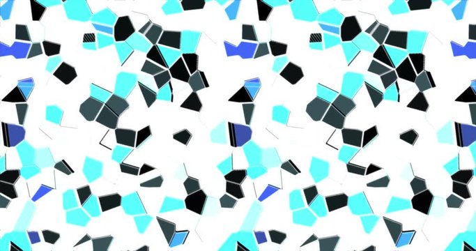abstract background of bright and shiny crystals that move over a surface. Minimal technology background
