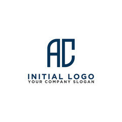 AC letters Initial icon / Monogram.- Inspiring vector logo design - Vector