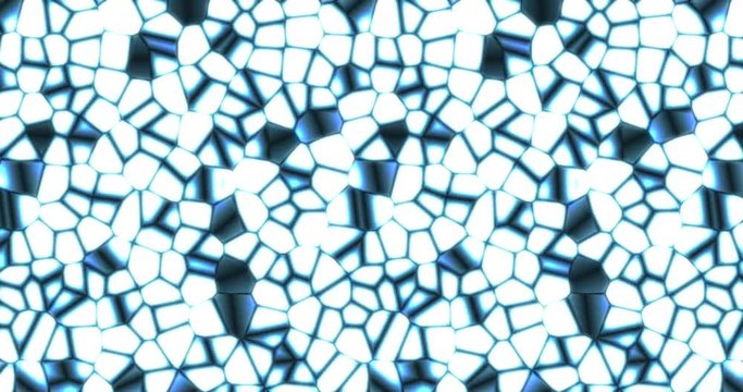 abstract background of bright and shiny crystals that move over a surface. Minimal technology background
