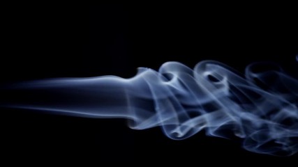 Mystical spirals of controlled smoke