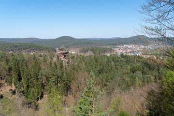 Naklejka premium Dahnerfelsenland pfalz
