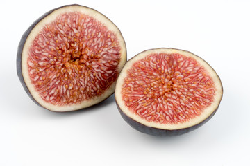 Cuted fig fruit