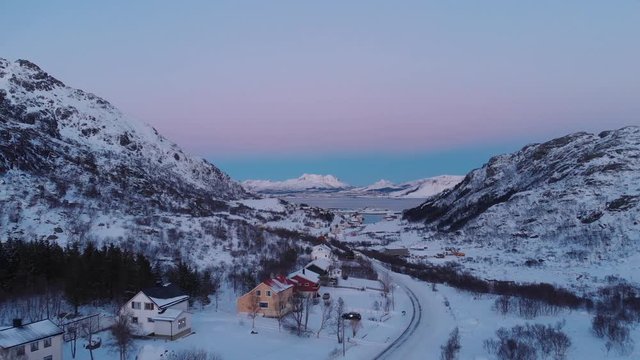 &Icirc;les Lofoten en Norv&egrave;ge du nord - Coucher de soleil