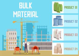 Bulk Building Materials Shop Advertising Banner
