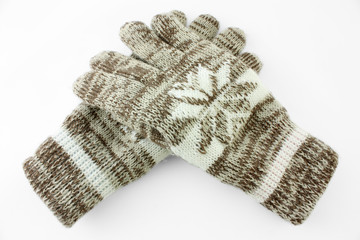 pair of woolen gloves
