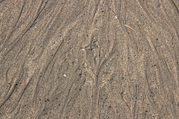 abstract blurred background with gray sand.