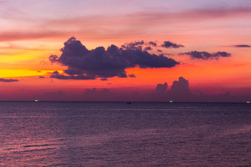 Koh Panghan purple sunset