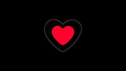 Red Heart Beat Emoji