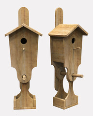 Birdhouse. 3d illustration