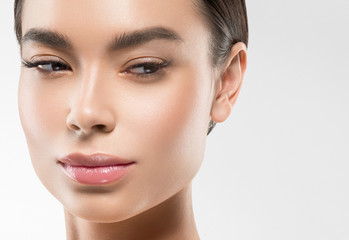 Obraz premium Asian beauty woman face healthy skin beauty female