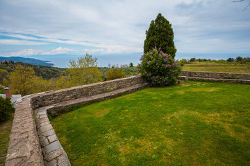 Philotheou monastery on the Mount Athos