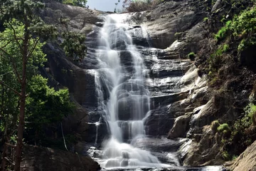Fototapete Wasserfälle Silver Cascade falls at Kodaikanal  © Ganeshkumar