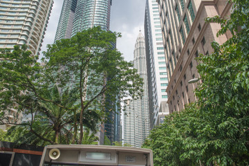 Kuala Lumpur, buildings in Malaysia.
