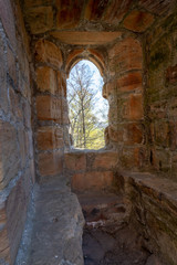Fototapeta na wymiar Pfalz Burg Gräfenstein