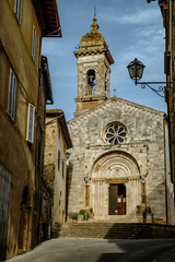 Collegiatta San Quirico e Giolitta in San Quirico d'Orcia, Tuscany, Italy