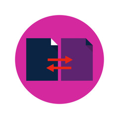 Obraz premium File transfer Icon