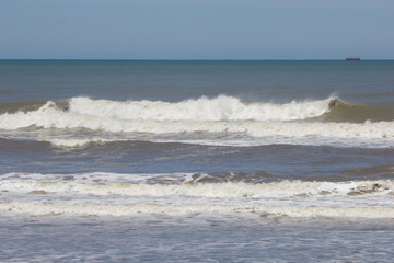 Beautiful city of necochea in Argentina, 400 kilometers from the capital of this country With more than 80 thousand people, extensive beaches and a beautiful park.