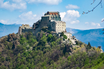The Sacra di San Michele (Saint Michael's Abbey) near is one of the most iconic landmark of Piedmont, Italy