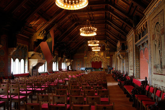 Knights' Hall of the Wartburg near Eisenach