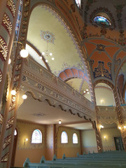 Interieur der Synagoge von Subotica - Vojvodina - obrazy, fototapety, plakaty