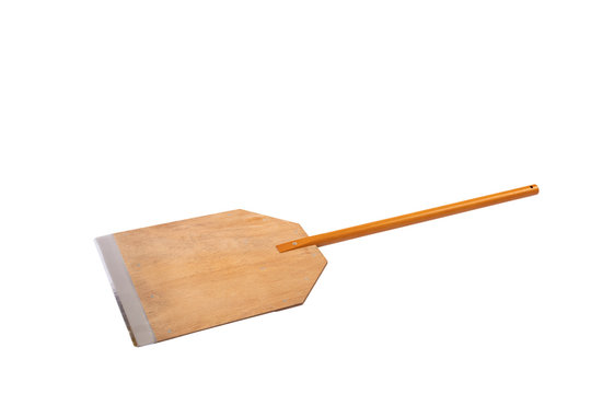  Wood Baker Shovel on White Background