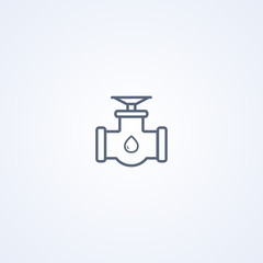 Pipeline, vector best gray line icon