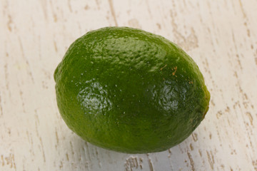 Ripe green lime