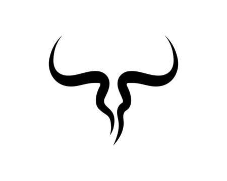 Bull horn logo and symbols template icons app