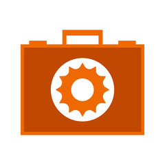 Business bag icon