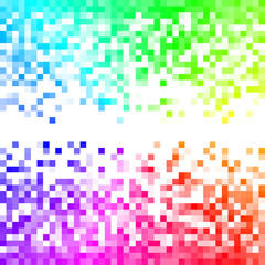Fototapeta premium Colorful pixel background