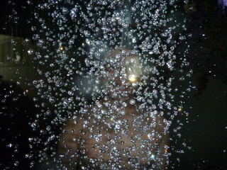 abstract background with particles