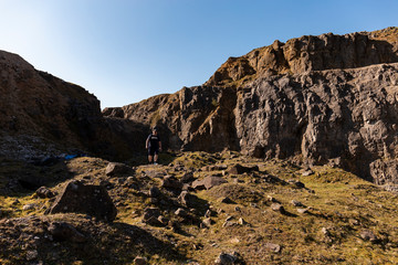Abandoned quarry in the UK
