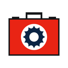 Business bag icon