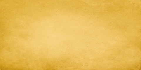Gold wide grunge vintage paper.