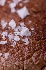 Nahaufnahme von einem gegrillten Steak