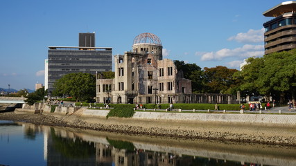 Obraz premium Hiroshima City Architecture, Japan