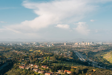 View of University City, from Mount Soledad in La Jolla, San Diego, California