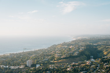 Obraz premium View from Mount Soledad, in La Jolla, San Diego, California