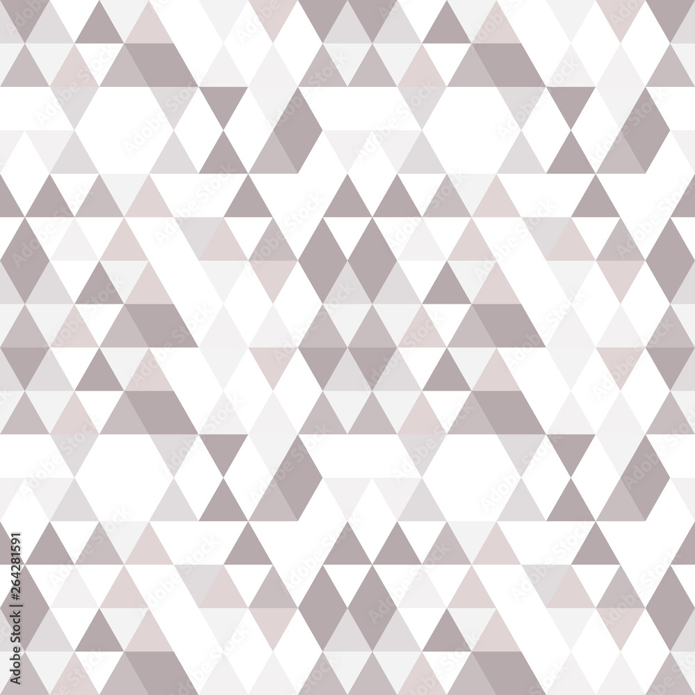 Poster triangles seamless pattern . vector geometric background.