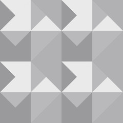 ..Triangles background. Vector geometric seamless pattern in pastel retro colors and textured simple shapes.