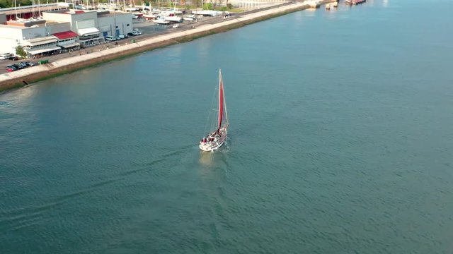 Sailing Boat in Lisbon