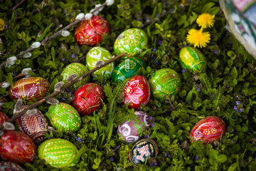 easter eggs on the grss