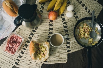 Mesa de café da manhã