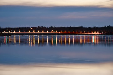 Sunset on Ottawa river