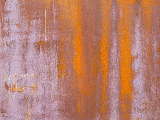 Rust stains, old paint